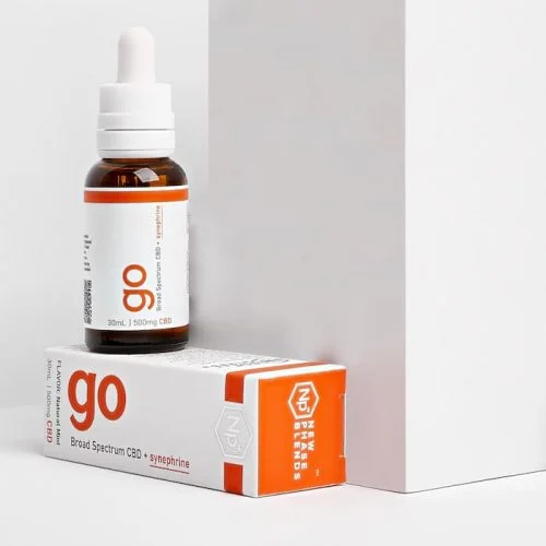 Go cbd oil on display